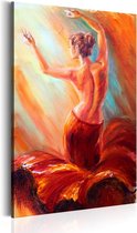 Schilderij - Dancer of Fire.