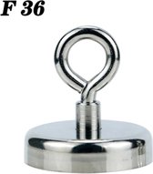 Potmagneet met draadstift Ø 36 mm, houdt ca. 41 kg
