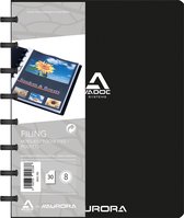 Adoc Showmap Bind-Ex Standard A5 Zwart paquet de 10