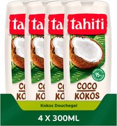 Tahiti Douchegel Kokos 4 x 300ml - Douchegel Voordeelverpakking