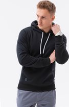 Hoodie - heren - basic - zwart