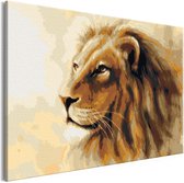 Doe-het-zelf op canvas schilderen - Lion King.