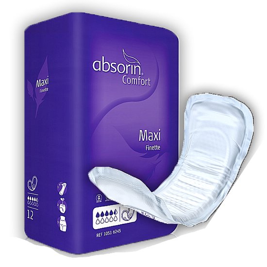 Absorin Comfort finette maxi 12 Stuks | bol