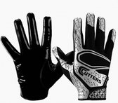 Cutters - NFL - American Football - Handschoenen - Paar - S251 - Receiver Gloves - Zwart/Zilver - Large
