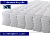 Aloe Vera - Tweepersoons Matras Royal Comfort - MICROPOCKET Polyetherschuim 7 ZONE 21 CM - Stevig ligcomfort - 140x200/21