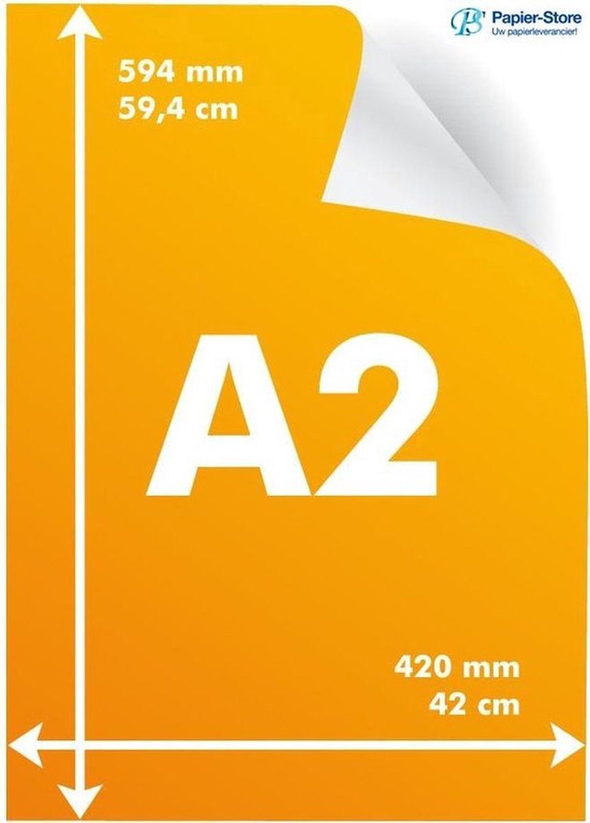 Plano Superior - A2 Papier - 594x420mm - 250 GM - Wit - 125 vel