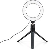 A.A.S USB LED Ring- Vlog licht - Inclusief mini standaard-16 cm- 6.2 inch