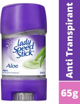 Lady Speed Stick Aloe Vera Deodorant Gel Stick - 48H Anti Transpirant Deo Stick - Anti Witte Strepen - Bestverkochte Deodorant Vrouw - 65g