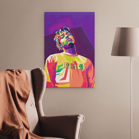 Artaza - Peinture sur Canevas - Juce WLRD 999 en couleurs abstraites - 40x60 - Petit - Photo sur Toile - Impression sur Toile