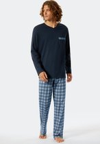 Schiesser – Comfort Fit – Pyjama – 176811 – Dark Blue - 50