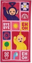 Teletubbies badhanddoek roze - 140 cm