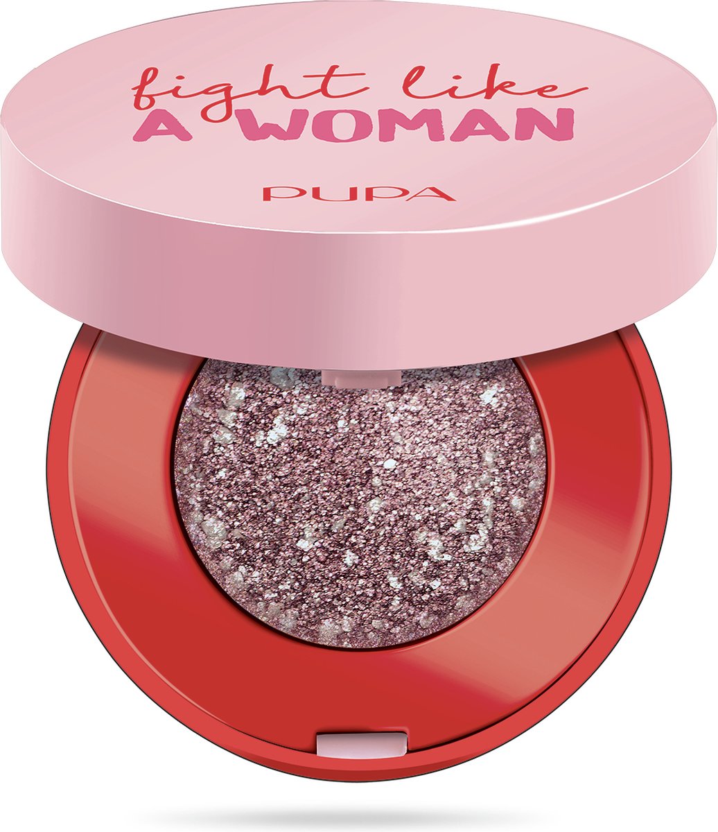Goedkoopste PUPA Milano - Fight Like A Woman Dual Chrome oogschaduw - 001 Pink Power