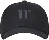 11 Degrees - Baseball Logo Cap - Pet - mannen - one size - zwart
