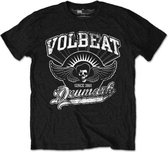 Volbeat Heren Tshirt -2XL- Rise From Denmark Zwart