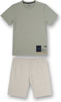 Sanetta pyjama korte broek jongen Dusty Green maat 164