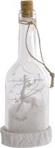 Fles LED DKD Home Decor Hars Kristal Kerstmis (9.5 x 9.5 x 24 cm)