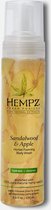 Hempz Fresh Fusions Sandalwood & Apple Herbal Foaming Body Wash- douche