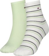 Tommy Hilfiger  Lage Sok 2-Pack Island Stripe Dames Sokken - Maat 39-42