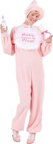 Widmann - Grote Baby Kostuum - Baby Meisje Big Baby Kostuum Vrouw - Roze - Large - Carnavalskleding - Verkleedkleding