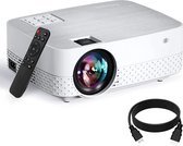 Topvision - Beamer - Projector- 6000 Lumen - LED - Mini beamer - Full HD - 1080p - Thuis Bioscoop