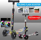 Scooter-opvouwbare scooter-kinderscooter-met 3 wielen en knipperende wielen-in hoogte verstelbaar-type 1