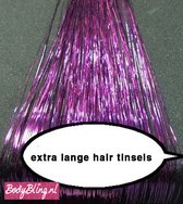 Hair Tinsels Shiny purple #19