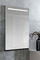 Spiegel - Uno spiegel met geïntegreerde LED verlichting horizontaal - met verwarming en bevestiging - 1000 x 600mm - badkamerspiegel - passpiegel