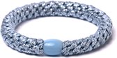 Banditz Haarelastiekje en armbandje 2-in-1  ice blue glitter