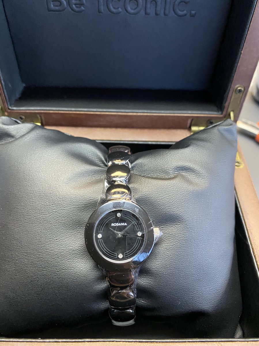 Rodania Liberty Smart Black - Dames Horloge