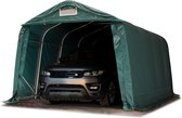 Carport 3,3 x 4,8 m Garagetent ca. 550 g/m² PVC-zeil weidetent beschutting opslagtent groen