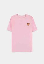 Pokémon Dames Tshirt -L- Pixel Eevee Roze