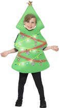 Christmas Tree Costume Green with Light Up Tabard