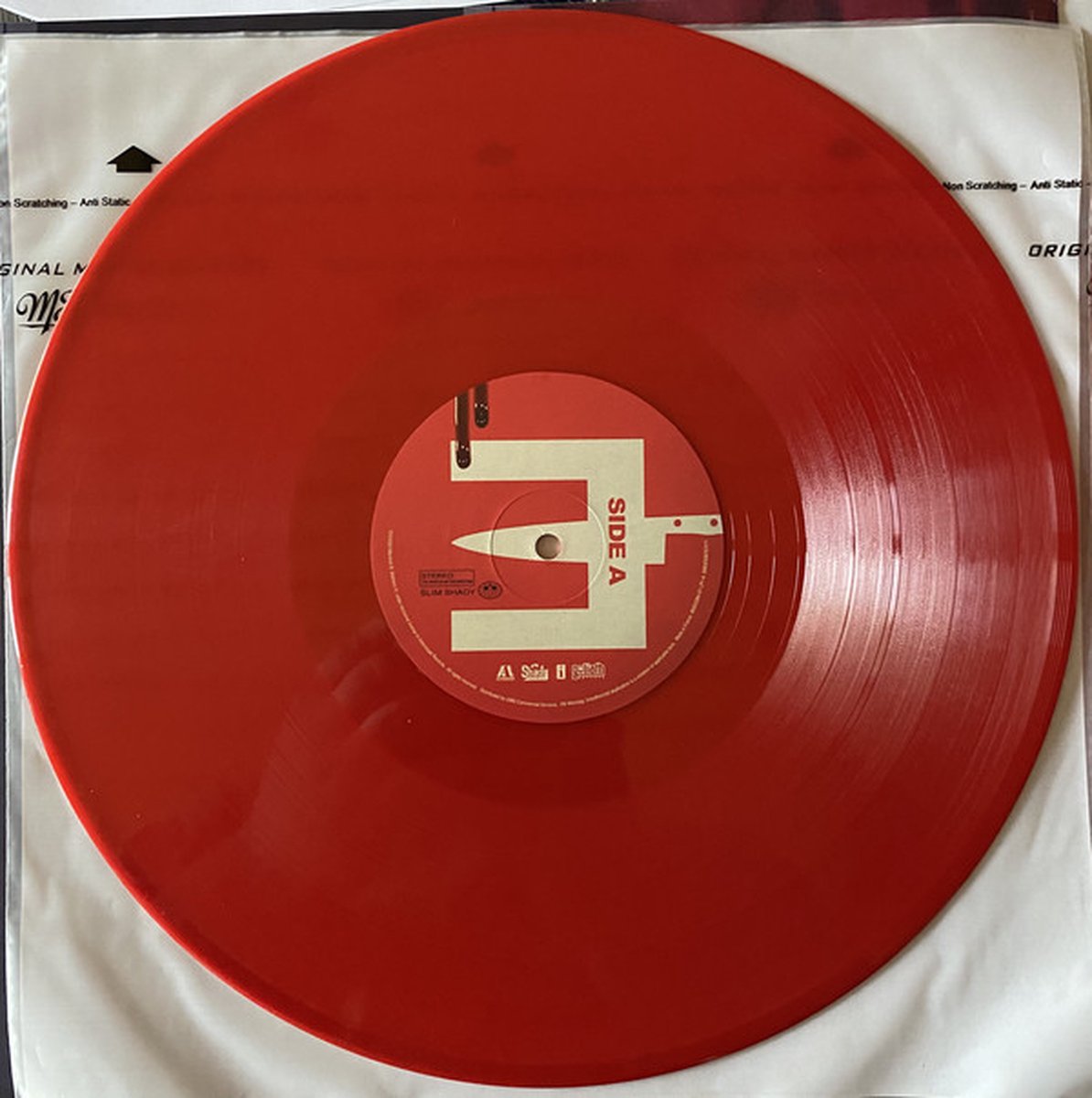 EMINEM SIGNED MTBMB SIDE B VINYL RECORD MUSIC TO BE MURDERED BY