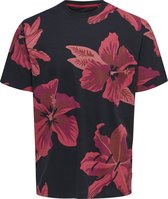 ONLY & SONS ONSKLOP REG SS FLORAL TEE NOOS  Heren T-shirt - Maat S