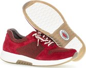 Gabor rollingsoft sensitive 76.946.48 - dames wandelsneaker - rood - maat 41 (EU) 7.5 (UK)