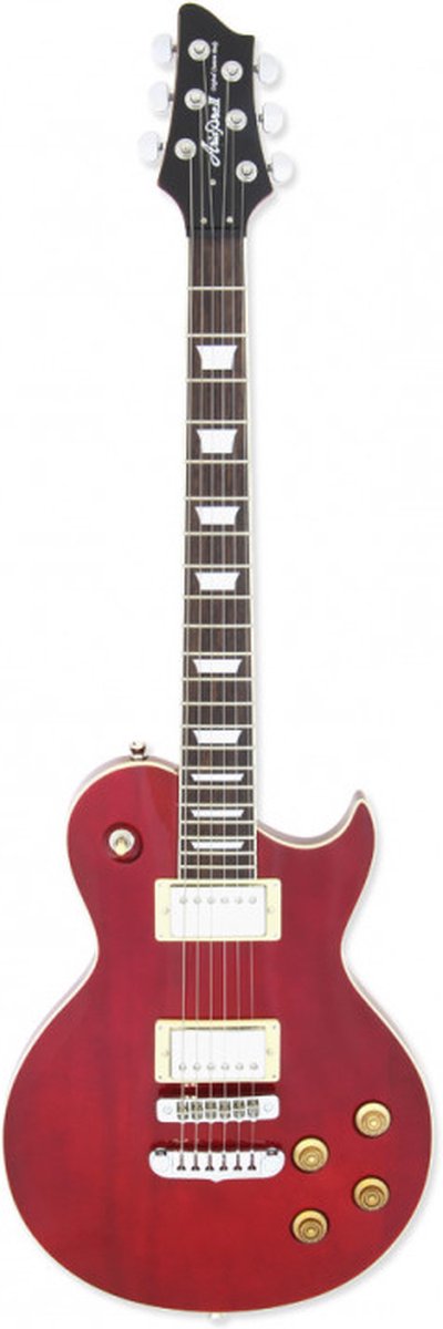 Aria PE-350 WR - Elektrische gitaar - Rood - Humbucker