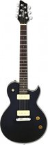 Aria PE-TR2 STBK PE Series zwarte elektrische gitaar