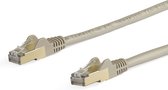 StarTech.com 5 m CAT6a Ethernet Cable - 10 Gigabit Shielded Snagless RJ45 100W PoE Patch Cord - 10GbE STP Category 6a Network Cable w/Strain Relief - Grey Fluke Tested UL/TIA Certified (6ASPA