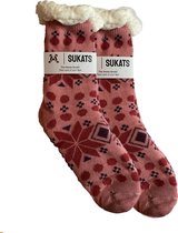Sukats® Huissokken - Homesocks - Maat 41-46 - Anti-Slip - Fluffy - Heren Huissokken - Variant 114