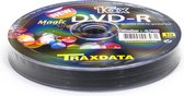 Traxdata Magic-Silver DVD-R 16x, 120min 4.7GB 30stuks (3-packs van 10 stuks)
