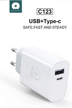 Fast Charger USB C en USB A 2.4A