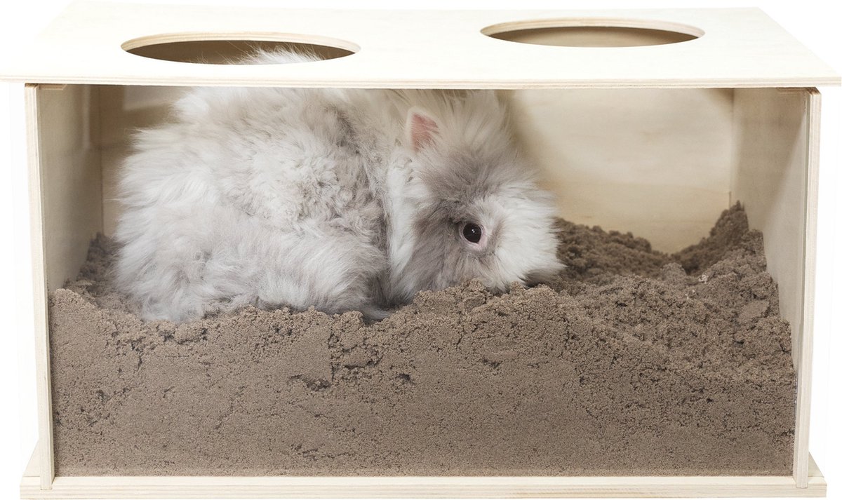 Bewust zaad Assortiment Trixie graafbak voor konijnen 58x38x30 cm | bol.com