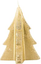 Home Society - Kerstboomkaarsjes - Doos 12 stuks  - Goud - 8,5 cm hoog.