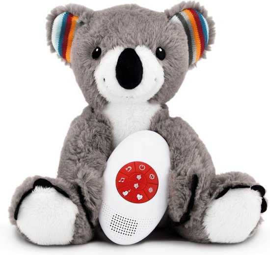 Zazu - Coco de Koala - Hartslagknuffel - Muziek knuffel met huilsensor - Deze leuke muziek & hartslagknuffel is heerlijk zacht en door de uitneembare geluidsmodule ook wasbaar! - Genomineerd voor Baby Product van het Jaar
