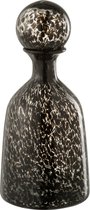 J-Line Fles+Stop Stip Decoratief Laag Glas Zwart Small