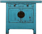 Fine Asianliving Antieke Chinese Kast Teal Glanzend B112xD41xH91cm Chinese Meubels Oosterse Kast