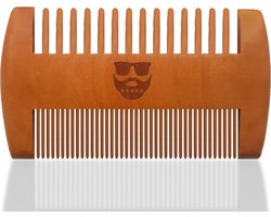 BAØRD Dubbelzijdige Houten Baardkam – Baard Anti-Klit Kam Geschenk – Beard Comb Care – Sandelhout – Ideaal Voor Baardolie En Baardbalsem - Cadeautje Man Tip - Cadeautje Voor Hem - Vader Verjaardag Kados Top 10