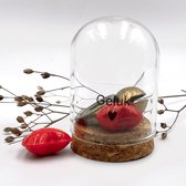 Stolpje Geluk - Hart (glas, geluk, geluksbrenger, hart, liefde, love, kleine cadeautjes, huwelijkscadeau, cadeau, liefdes cadeau, vriendschap cadeau, vriendschap, positief denken,