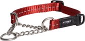 Rogz Utility Sliphalsband Ketting Rood - Hondenhalsband - 24-36x1.1 cm