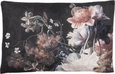 Sierkussen 60*40 cm Meerkleurig Polyester Rechthoek Bloemen Kussenhoes met Kussenvulling